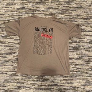 Shein woman's brown oversized T-shirt